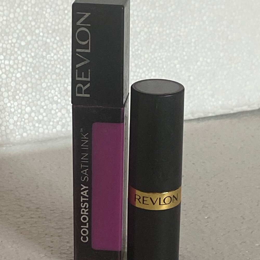 Bundle (2) Revlon Colorstay Matte Satin Ink Liquid & Creme Lip Color Lipstick
